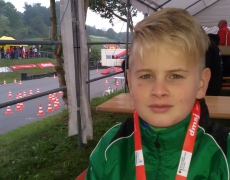 Luca Mannebach fährt den 12. Platz bei der Deutschen Kart-Slalom-Meisterschaft ein