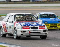 Simone Busch / Frank Färber beim Hockenheim Historic mit einem Ford Sierra Cosworth am Start