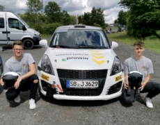 Renn-Debüt für Mikka und Tim Buck unter der Flagge des AC 1927 Mayen e.V. beim Auftakt des ADAC Clubsport Rallye Sprint Cup Region Mitte