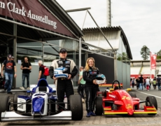 Simone Busch und Frank Färber beim Bosch Hockenheim Historic Jim Clark Revival