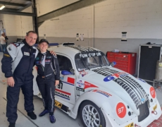 Simone Busch in Silverstone beim Beetle Fun Cup 4h Rennen