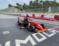 Simone Busch und Frank Färber bei den Historic Minardi Days in Imola