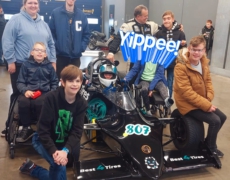 Jugendliche des Heinrichhaus zu Gast bei Färber Motorsport am Nürburgring.