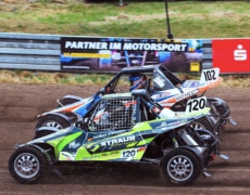 Solider Auftakt zur Autocross-Europameisterschaft für das Team Straub vom AC Mayen