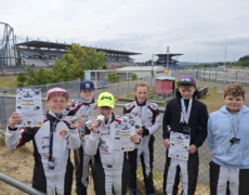 Junge Motorsporttalente vom AC Mayen trotzen Eifelwetter beim 24h Nürburgring Qualifiers Kart Slalom.
