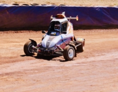 Junis Holzleitner bei der FIA European Autocross & Cross Car Championship in Nyirád